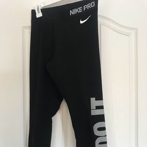 NIKE Just Do It Warm Tights! Fleece lined!